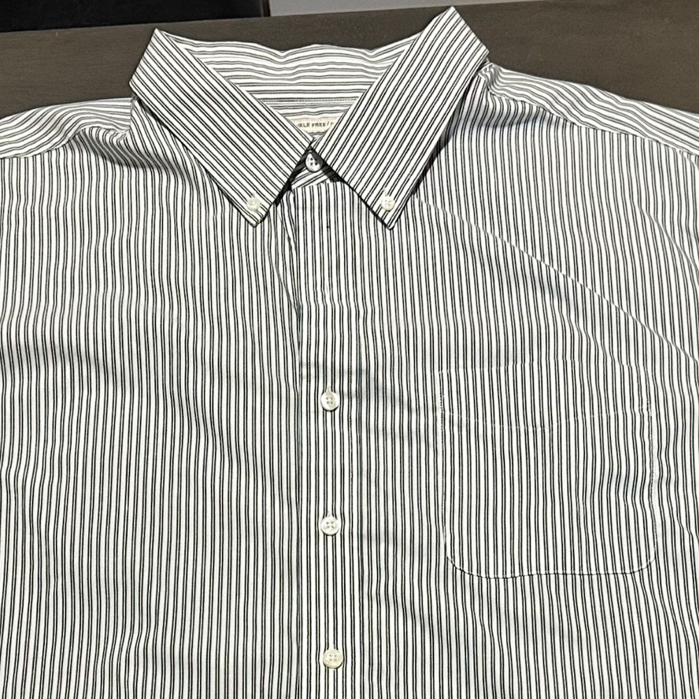 Men's Striped Button-Down Shirt